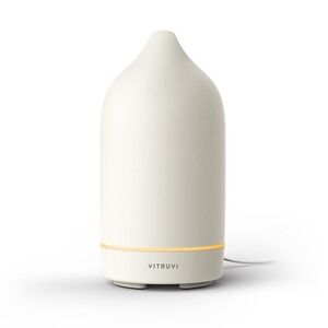 Vitruvi | Stone Ceramic Essential Oil Diffuser | White
